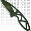 Microtech Manus Neck Knife Green Fixed Blade (2.4" Plain) 138-34