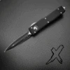 Microtech UTX-70 147-1 Double Edge Black Standard