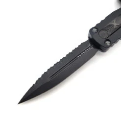 Microtech 225-3DLCTSH Dirac Shadow DLC Double Edge Full Serrated -Microtech Shop 1F321827 2163 4379 A441 4F4CC04F75BA 86055.1668824855