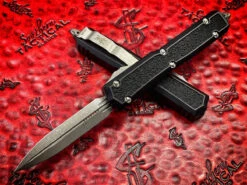 Microtech MAKORA Double Edge Apocalyptic Standard Signature Series