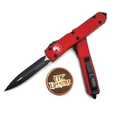 Microtech Ultratech 122-1RD Double Edge Red Standard