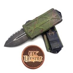 Microtech Exocet 157-3OBS Double Edge Outbreak Money Clip Knife California Legal