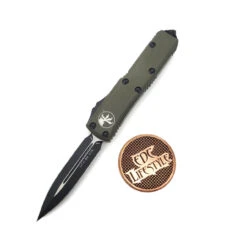 Microtech UTX-85 232-1OD Green Double Edge Black Standard