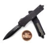 Microtech Combat Troodon142-1CT-DSH Frag Delta Shadow DLC Double Edge Nickel Boron Internals