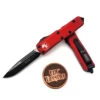 Microtech UTX-85 231-1RD Red Single Edge Black Standard