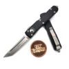 Microtech Ultratech 123-11 Black Tanto Edge Partial Serrated Stonewash