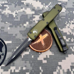 Microtech UTX-70 147-1OD Olive Drab Green Double Edge Black Standard