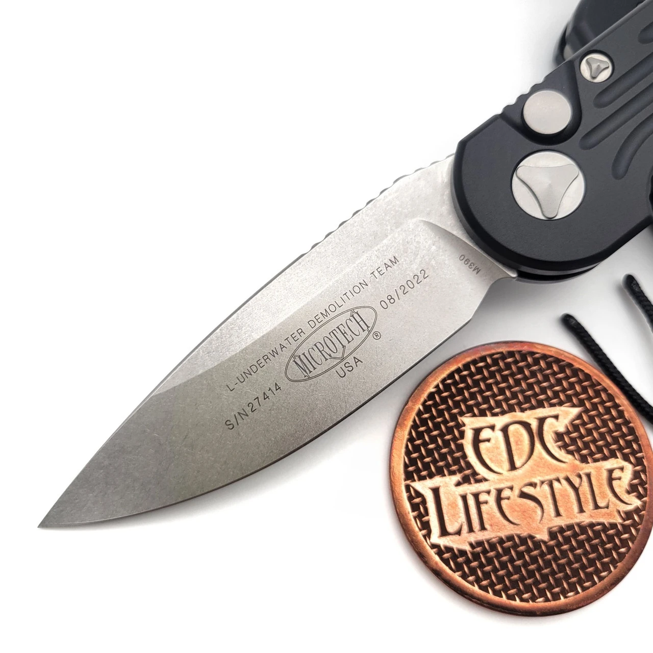 Microtech L.U.D.T. 135-10 Black Stonewash Standard LUDT 5 Microtech L.U.D.T. 135-10 Black Stonewash Standard LUDT - Image 5