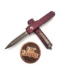 Microtech UTX-70 147-13APMR Merlot Double Edge Bronze Apocalytic