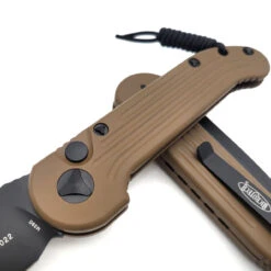 Microtech L.U.D.T. 135-1TA Cerakote Tan Black Standard LUDT -Microtech Shop 313929966 492644589589179 4397067897454250923 n 14125.1667521365