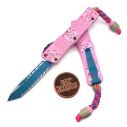 Microtech Combat Troodon 144-3DWGS Dessert Warrior Stay Frosty Tanto Full Serrated