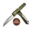 Microtech Ultratech 119W-10ODS OD Green Stonewash Warhound