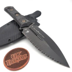 Microtech/Borka Blades 201-3DLCCFS SBD DLC Fixed Blade Full Serrated Double Edge Dagger Blade, Carbon Fiber Handles, Kydex Sheath -Microtech Shop 316133601 511142601077573 7517503594491256364 n 58658.1669150276