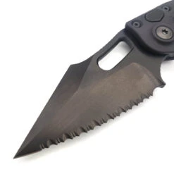 Microtech Borka Auto Stitch A S/E 169-3DLCTS DLC Full Serrated Standard DLC Hardware Pre-owned Serial 009 -Microtech Shop 316145177 552863729998019 3271977597708080432 n 50852.1669232050