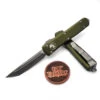 Microtech Ultratech 123-10APOD Green Tanto Edge Apocalyptic