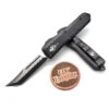 Microtech UTX-85 719-1TS Tactical Hellhound Tanto Black Standard
