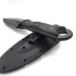 Microtech/Borka Blades 201-1DLCCFS SBD Fixed Blade DLC Double Edge Dagger Blade, Carbon Fiber Handles, Kydex Sheath -Microtech Shop 321753041 1350652472438377 835445972174272474 n 33618.1672521572