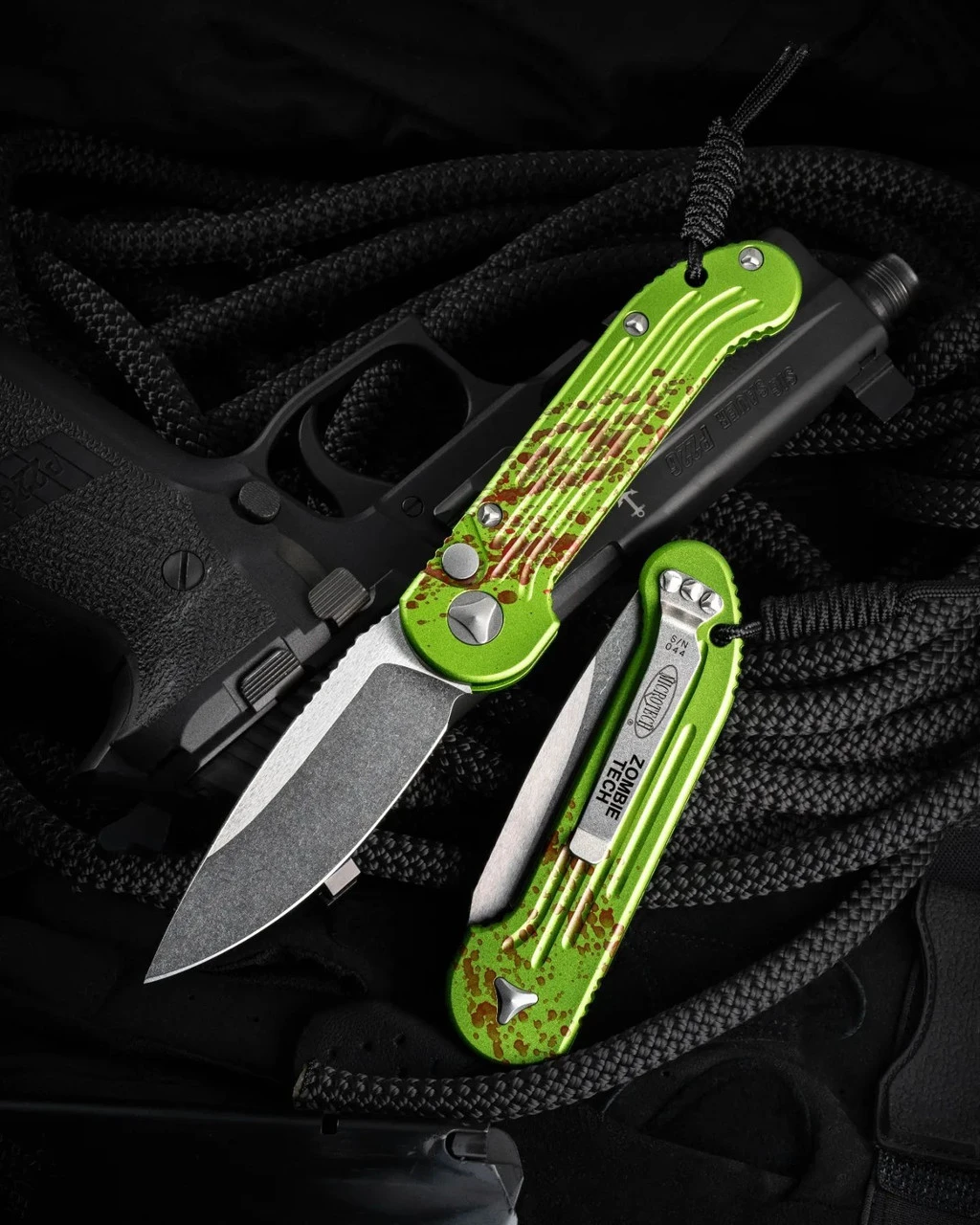 Microtech L.U.D.T. 135-10Z Zombie Stonewash LUDT 1 Microtech L.U.D.T. 135-10Z Zombie Stonewash LUDT