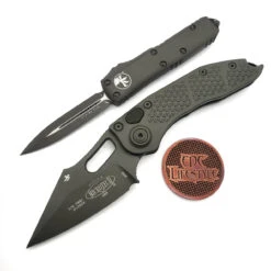 Microtech Borka Auto Stitch 169-1COD/232-1COD UTX-85 Cerakote OD Green Combo