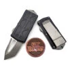 MicrotechExocet 158-10AP Black Apocalyptic Tanto Exocet OTF Money Clip