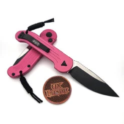Microtech L.U.D.T. 135-1PK Pink LUDT Black Two Tone Standard -Microtech Shop 330308231 1612860595820941 3542345016985821284 n 56178.1676523468