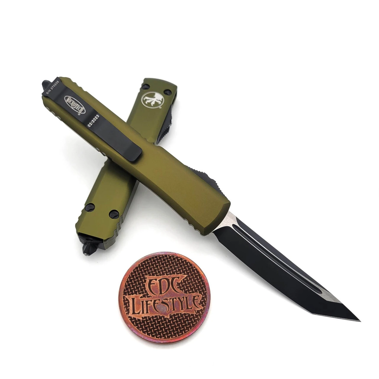 Microtech Ultratech 123-1OD OD Green Tanto Edge Standard 3 Microtech Ultratech 123-1OD OD Green Tanto Edge Standard - Image 3