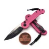 Microtech L.U.D.T. 135-1PK Pink LUDT Black Two Tone Standard