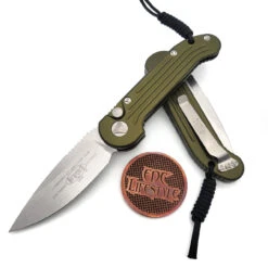 Microtech L.U.D.T. 135-10OD OD Green Stonewash Standard LUDT