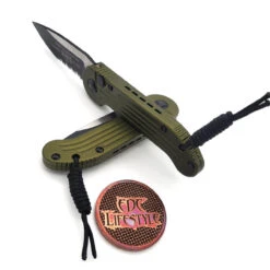 Microtech L.U.D.T. 135-2OD OD Green LUDT Partial Serrated Black Standard Two Tone -Microtech Shop 332559935 519408523445260 8433573606842198354 n 91489.1677116778