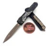 Microtech Ultratech 122-13DMS Dead Man's Hand BronzedApocalyptic Double Edge