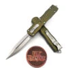Microtech Dirac 225-4OD OD Green Satin Double Edge
