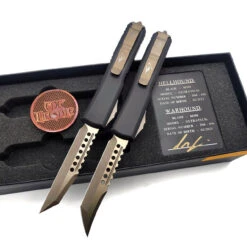 Microtech Ultratech 119-13SETDMS Dead Man's Hand Hellhound Tanto/Warhound Bronzed Apocalyptic Signature Series Set Of 2 -Microtech Shop 336607493 3447045165568905 8075042868502374461 n 88333.1679676381