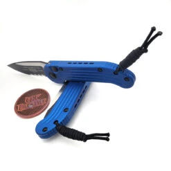 Microtech L.U.D.T. 135-2BL Blue LUDT Partial Serrated Two Tone Standard -Microtech Shop 342573846 132765106371542 6826001399834333867 n 56481.1682469946