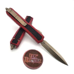 Microtech Makora 206-13RDS Red Black Traction Inlay Bronze Double Edge -Microtech Shop 343306960 614199570579210 2415109499482405261 n 49373.1682470085