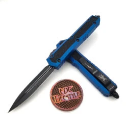 Microtech Makora 206-1BLS Blue Double Edge Black Standard