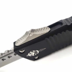 Microtech Combat Troodon 219W-10S Black Warhound Stonewash Standard