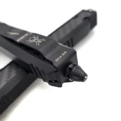 Microtech Makora 206-3TCFIS Black Tactical Double Edge Full Serrated Carbon Fiber Inlays -Microtech Shop 346171993 1176713309670397 4840913256334144339 n 84115.1684901377