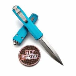 Microtech 225-10TQ Turquoise Dirac Double Edge Stonewash Standard -Microtech Shop 358563592 2248547272012986 1969043070345761689 n 20568.1688790347