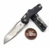 Microtech MSI S/E Black Frag G-10 Stonewash Partial Serrated 210-11FRGTBK