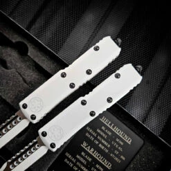 Microtech UTX-85 719-1SETSTS Hellhound Tanto & WarhoundSignature Series Star Wars Storm Trooper Deep Engraved White Standard Set Of 2 -Microtech Shop 364191179 1637233060117033 6970792647820444344 n 94049.1691555972