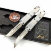Microtech UTX-85 719-1SETSADS Hellhound Tanto & WarhoundSignature Series Star Wars Sand Trooper Deep Engraved Standard Set Of 2