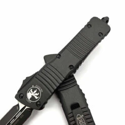 Microtech 142-1CDT Combat Troodon Cerakote Dark Tungsten Double Edge