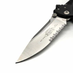 Microtech Socom Elite Manual 160-11 Black Single Edge Stonewash Partial Serrated -Microtech Shop 368677226 256346203903912 1889586061903556002 n 08424.1692590794