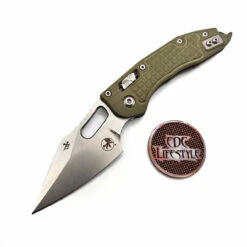 Microtech Stitch Ram-Lok 169RL-10FRGTOD Frag Olive Drab Green G-10 Stonewash - Preowned