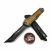 Microtech Combat Troodon 219-1DLCTULS Ultem Top Hellhound Tanto Edge DLC