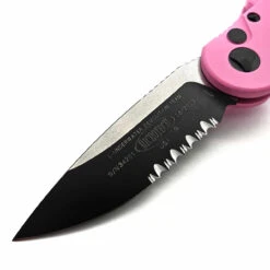 Microtech L.U.D.T. 135S-2BPK Smooth Chassis Cerakote Blasted Pink Standard LUDT Partial Serrated Two Tone -Microtech Shop 375762720 868272147633460 8941434556018316048 n 23767.1694390474