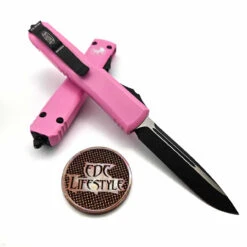 Microtech Ultratech 121-1BPK Cerakote Blasted Pink Single Edge Black Standard -Microtech Shop 375766765 606988864846928 3686249008730851887 n 80117.1694390265
