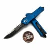 Microtech Combat Troodon 143-1BL Blue Single Edge Black Standard