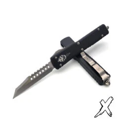 Microtech UTX-70 419W-10s Stonewash Warhound