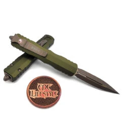 Microtech Dirac 225-13APOD OD Green Bronzed Apocalyptic Double Edge -Microtech Shop 9028066E AA9D 4EEE 8A09 CB74C8B75184 77887.1670310735